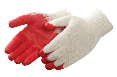 Red Latex Coated Gloves